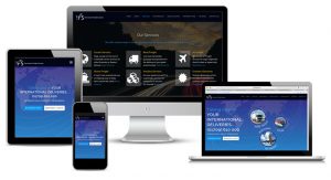 International Freight Services website design and development by kingdomedia