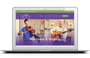 Website creation for Lost Chord Dementia Charity by Kingdom Creative Media UK