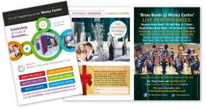 Wesley Centre mailshot brochure by Kingdomedia