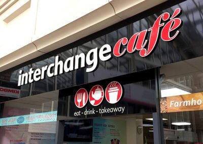 Interchange Cafe Signage & Display
