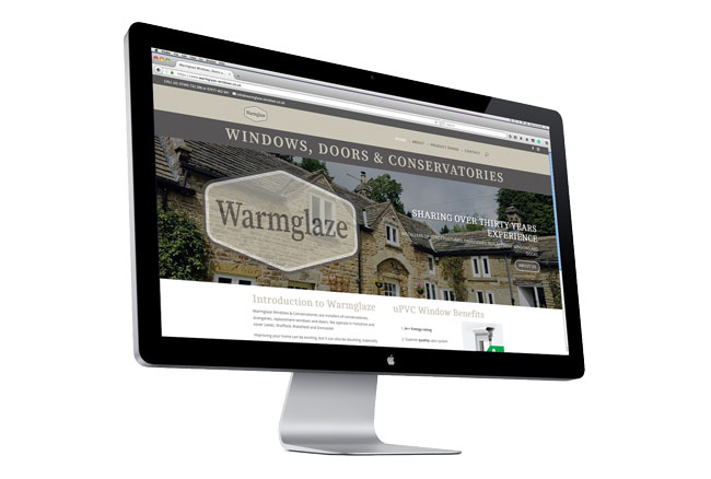 Warmglaze Windows & Conservatories website by Kingdomedia